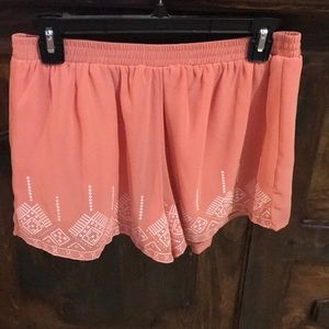 Summer Coral Shorts